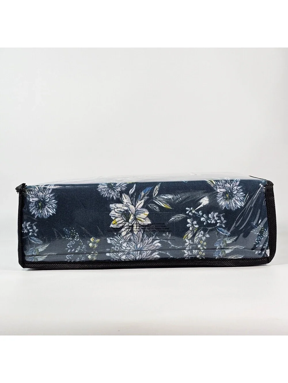 Home Details Luxury Hotel Collection King Sheet Set 4pc Navy Blue Floral Floral
